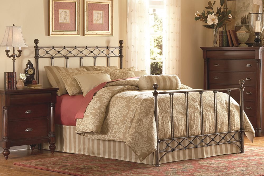 Argyle Bed - Complete Bed Shown for Reference, Actual Product is Headboard Only