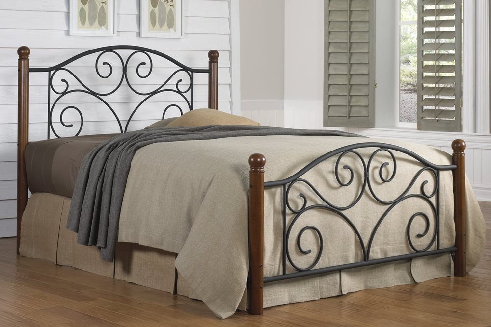 Doral Bed - Complete Bed Shown for Reference, Actual Product is Headboard Only