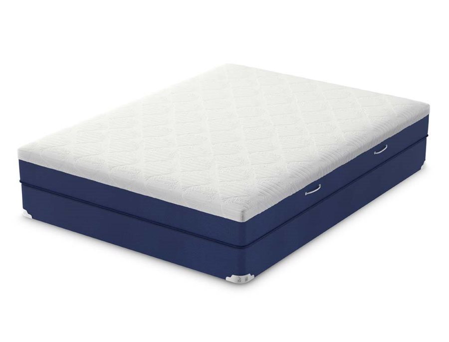 Show details for Ovation Hybrid Mattress Set Ovation Hybrid mattress set three quarter view Product