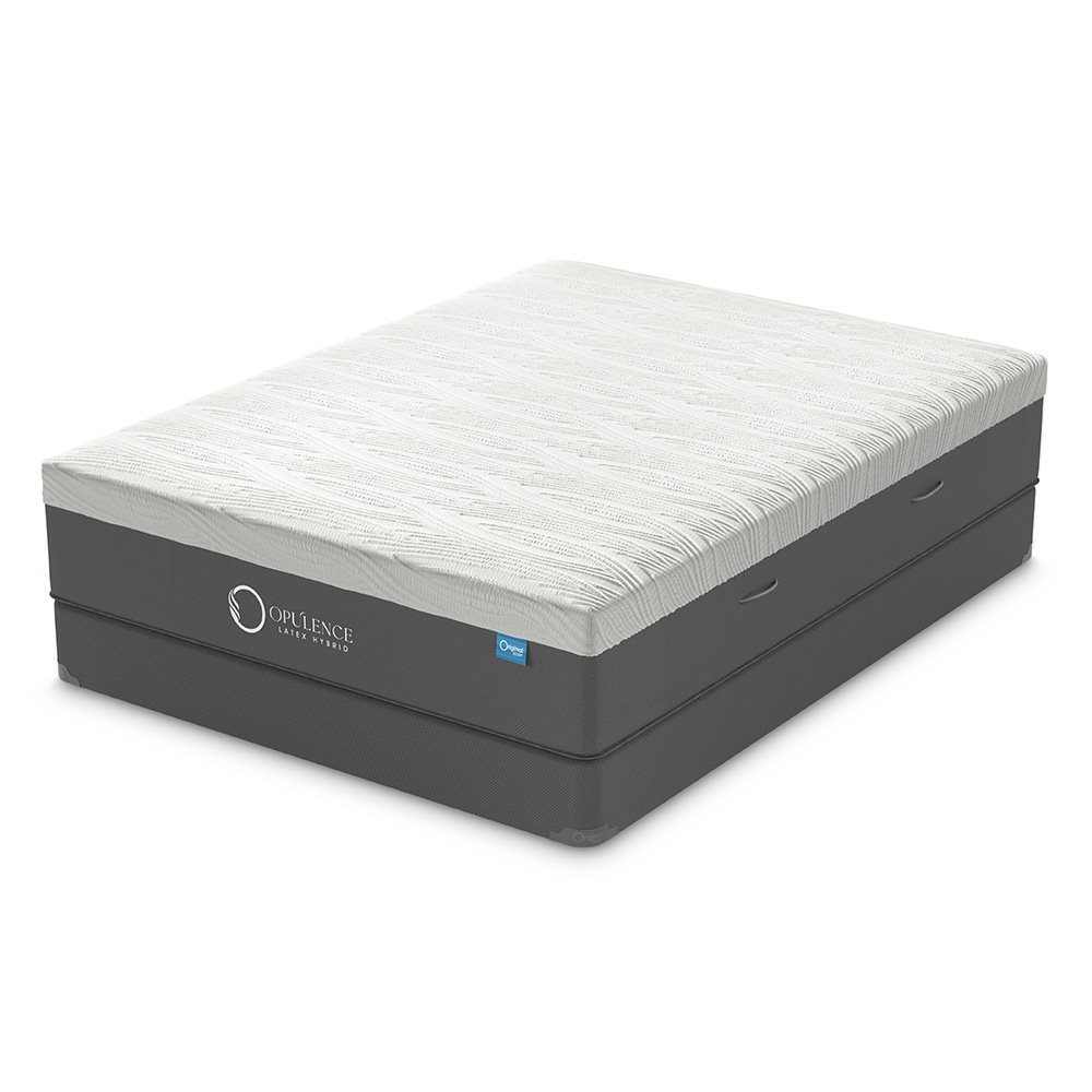 Opulence Latex Hybrid Mattress Set three quarter view